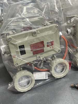 180min Flammdichte Notlicht Twin Spot für Zone 1/21 Gefährliche Orte mit ATEX-Zertifizierung