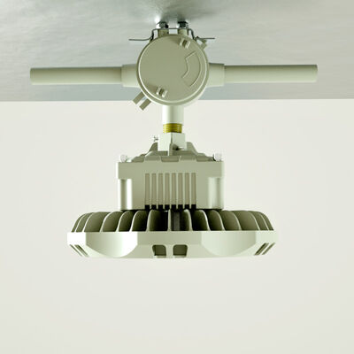 Gelb-Finich Explosionssicherheit LED-Hochbuchtleuchten Druckguss Aluminiumgehäuse Farbtemperatur 3000 bis 6500K für chemische Anlagen