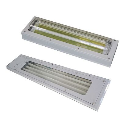 100 lmw Lampe Lichtwirkungsgrad Explosionssicher Fluoreszenzlicht Flangel Montage CRI Ra70 für gefährliche Standorte entwickelt