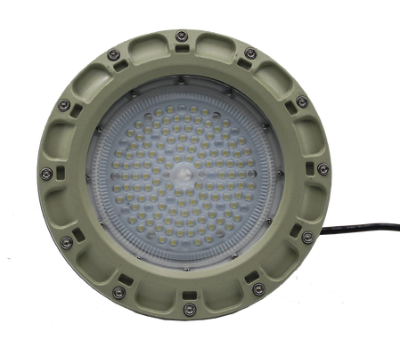IECEx IP66 explosionsgeschützte LED-Leuchte, 100 W, 150 W, hohe Buchtleuchte, WF2 AC 100–277 V, Aluminiumlegierung mit 5 Jahren Garantie