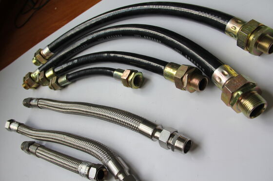 Explosionssichere flexible PVC-Leitung Metall Edelstahl Hochdruckflexible Schläuche Rohr