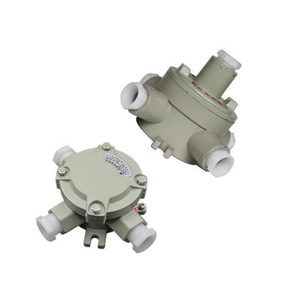 Kundenspezifisches Gehäuse IP66 wasserdichtes ATEX-Anschlusskastengehäuse flammhemmend Strom 220V/380V Aluminium-Druckguss-Anschlusskasten