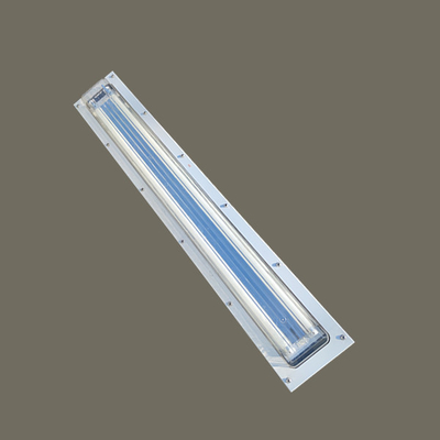 Explosionssichere Leuchtstoffleuchten für saubere Räume Hängender Typ, 2ft/3ft/4ft/5ft (1.2M), IP66 Twin Tube Tri-Proof Fixture für Garagen und gefährliche Bereiche