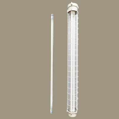 Hoher CRI Ra 80 IP66 Doppelte lineare explosionsgeschützte Leuchtstofflampe, lange Lebensdauer, wasserdicht, Ex D IICT4Gb Kennzeichnung