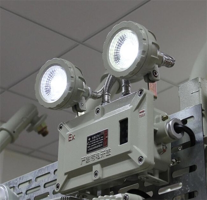 2*4,5w Notfall doppelte Scheinwerfer Wand montiert ATEX led-Explosionssicherheit Licht Notfalllicht für gefährlichen Ort