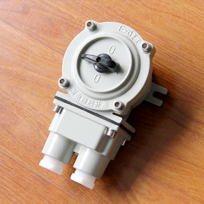 Warmverkauf AC220V/380V Aluminiumlegierung Explosionssicherung Wechselschalter 5 Jahre Garantie Atex