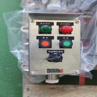 IP65 Edelstahl Wandmontierte elektrische Steuerplatten Gehäuse AC 220V/380V Ex Proof Control Panel