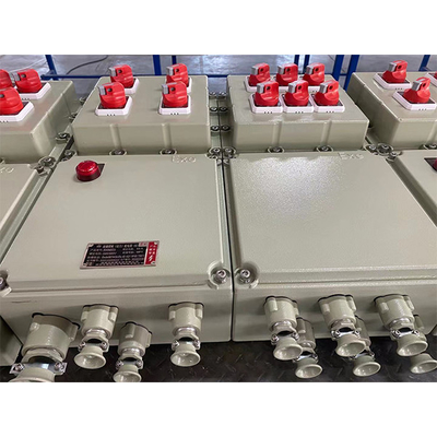 IP65 Edelstahl Wandmontierte elektrische Steuerplatten Gehäuse AC 220V/380V Ex Proof Control Panel