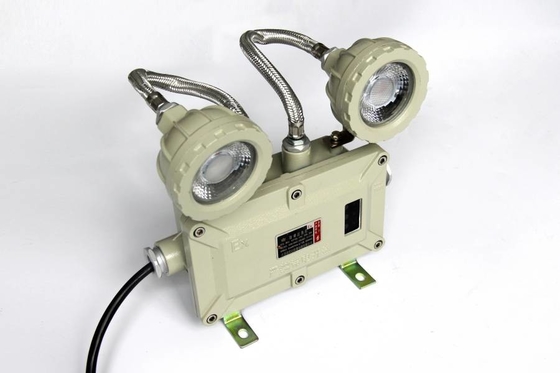 2*5w Doppelkopf Wandmontierte 220VAC 50hz Led-Notlicht mit ATEX-Zertifikat für Gefahrenbereich