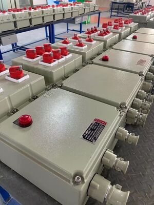 Wandmontage-Explosionsgeschützte Anschlussdose IP66 Wasserdichtes Elektrogehäuse Bietet Schutz in Gefährlichen Industrieumgebungen