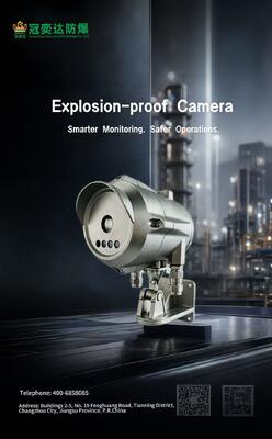 Explosionsgeschützte CCTV-Kamera für die Öl-, Gas- und Chemieindustrie, Zone 1/21